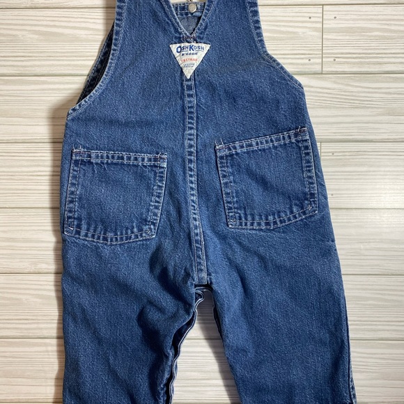 Oshkosh size 6-12 month denim overalls - Picture 2 of 4